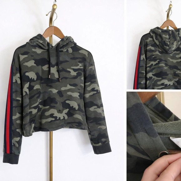BB Dakota Tops - BB Dakota Camo Hoodie